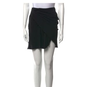 Etoile Isabel Marant black wool mini skirt Size 0